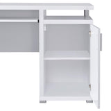Tracy 2-Drawer Computer Desk White