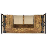 Analiese 4-Drawer Writing Desk Antique Nutmeg