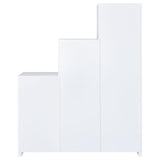 Spencer Bookcase With Cube Storage Compartments White