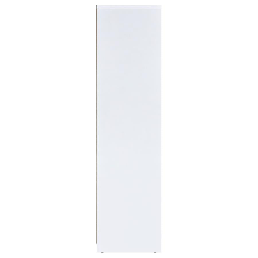 Spencer Bookcase With Cube Storage Compartments White