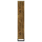 Delwin 10-Shelf Bookcase Antique Nutmeg