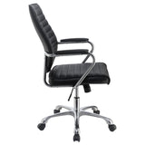 Chase High Back Office Chair Black And Chrome