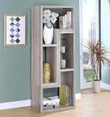 Velma Convertable Bookcase And Tv Console Grey Driftwood