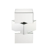 Meria Mirrored End Table