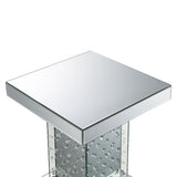 Nysa Mirrored & Faux Crystals End Table