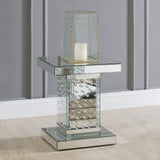 Nysa Mirrored & Faux Crystals End Table