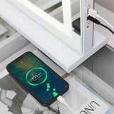 Hollywood led strip Music Mirror