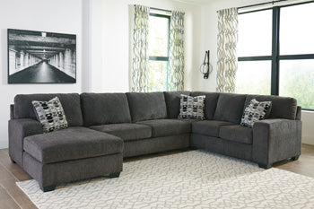 Ballinasloe Smoke 3-Piece Left-Arm Facing Sectional With Chaise