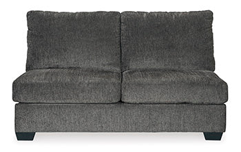 Ballinasloe Smoke Armless Loveseat