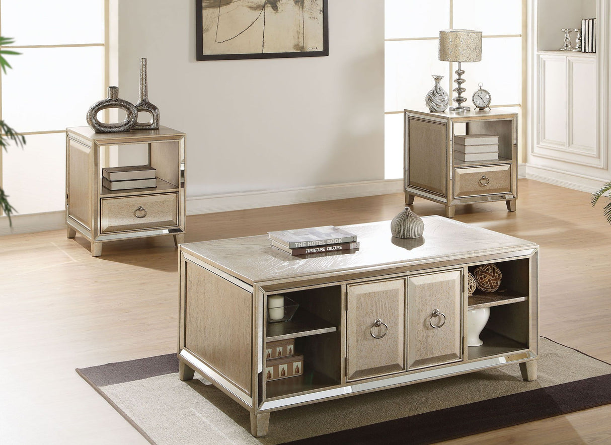Voeville II Platinum Bedroom Set