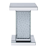 Nysa Mirrored & Faux Crystals End Table