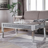 Noralie Mirrored & Faux Diamonds Coffee Table