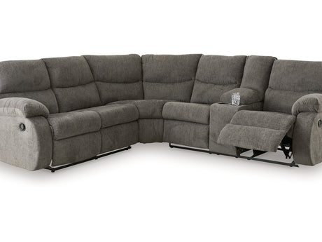 Museum Pewter 2-Piece Reclining Sectional