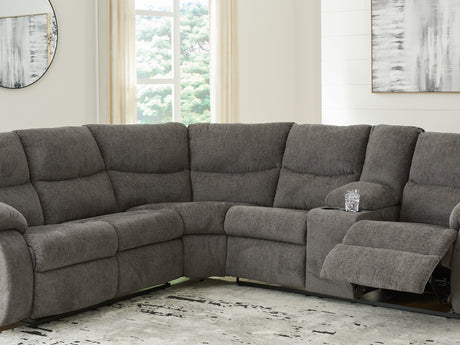 Museum Pewter 2-Piece Reclining Sectional
