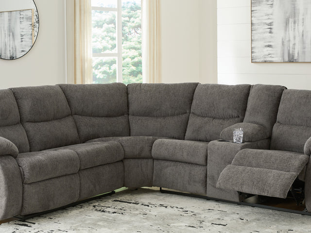 Museum Pewter 2-Piece Reclining Sectional