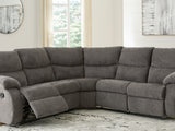 Museum Pewter 2-Piece Reclining Sectional
