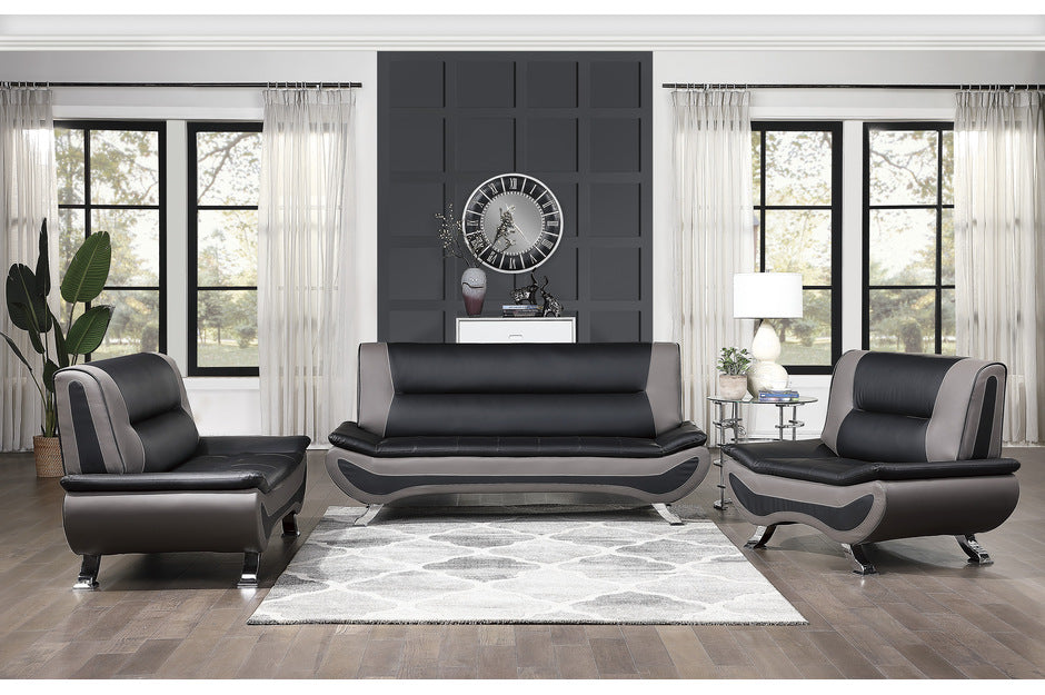 Veloce Black Living Room Set