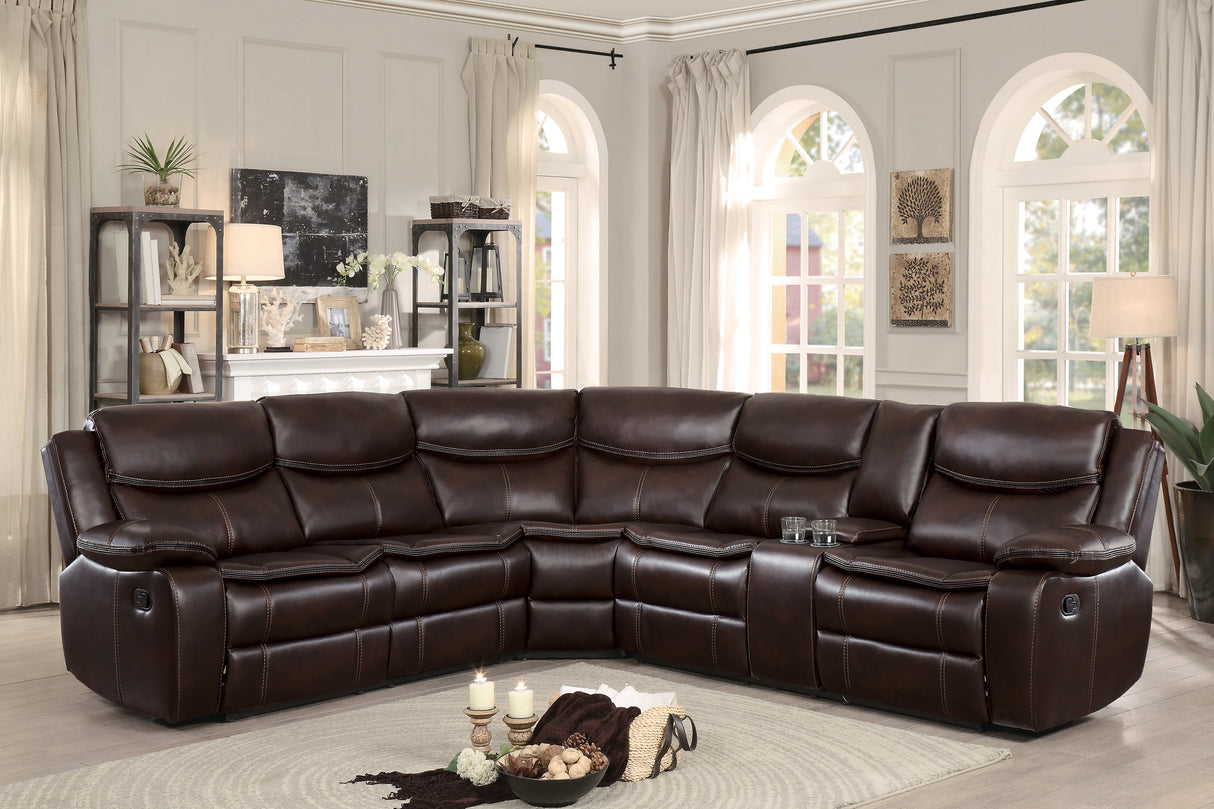 Bastrop 3-Piece Sectional With Right Console