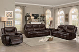Bastrop Brown Reclining Loveseat