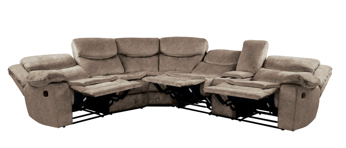 Bastrop 3-Piece Sectional With Right Console