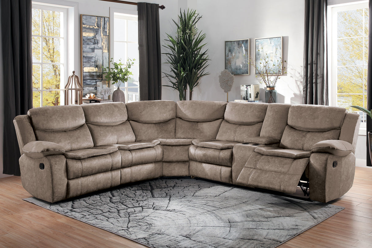 Bastrop 3-Piece Sectional With Right Console