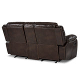 Bastrop Brown Reclining Loveseat