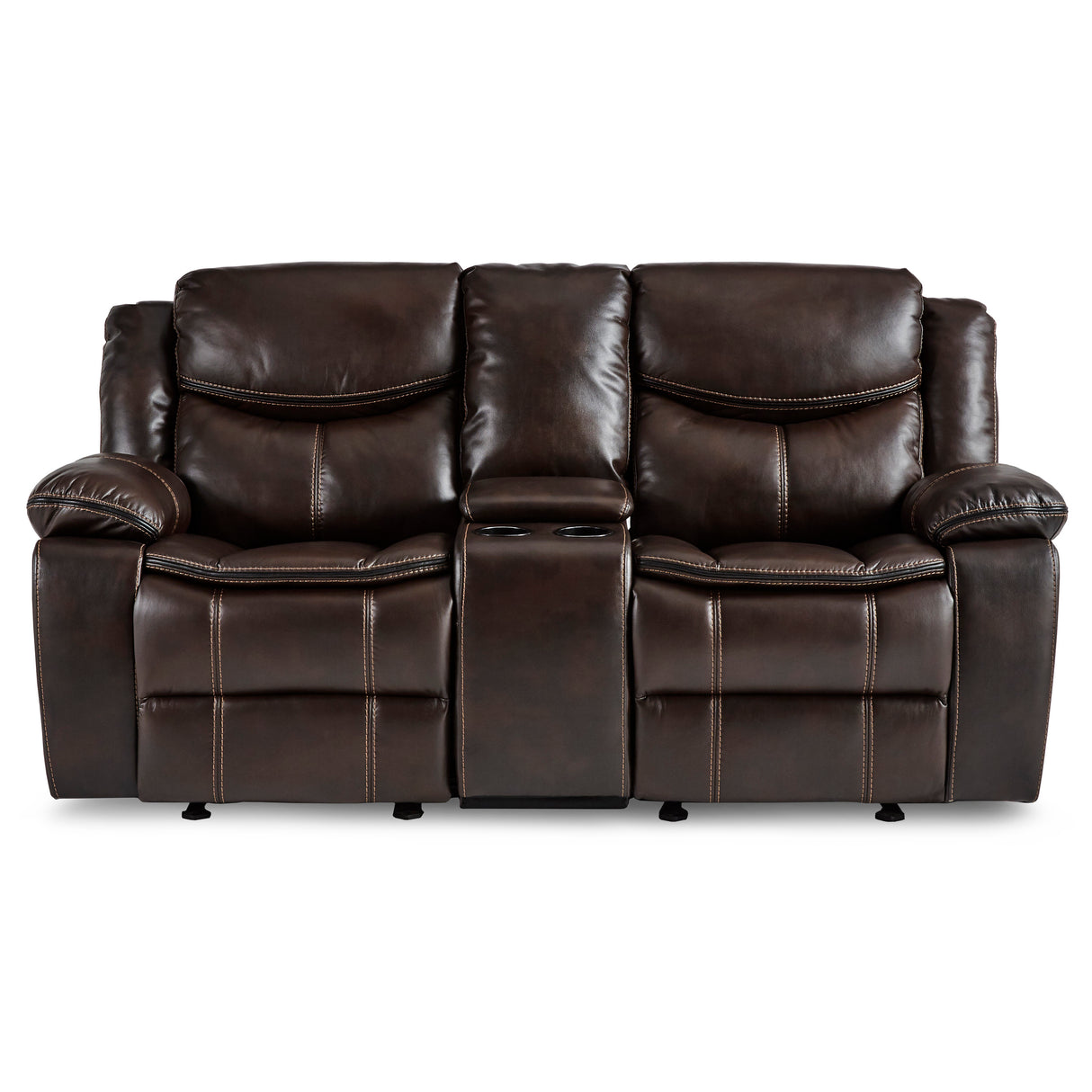 Bastrop Brown Reclining Loveseat