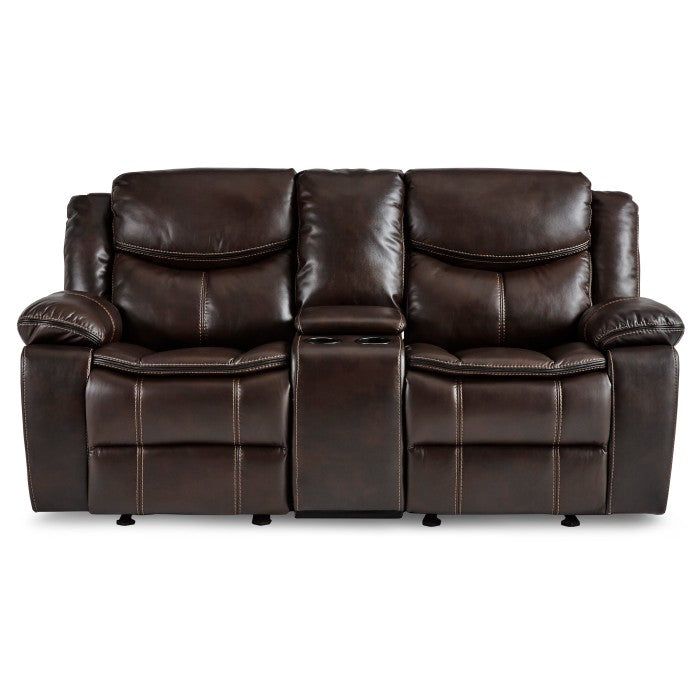 Bastrop Brown Reclining Loveseat