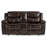Bastrop Brown Reclining Loveseat