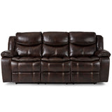 Bastrop Brown Reclining Sofa