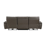 Maroni Power Double Reclining Sofa With Headrests