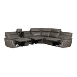 Maroni 6-Piece Modular Power Reclining Sectional With Headrests