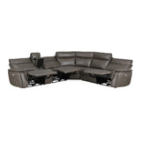 Maroni 6-Piece Modular Power Reclining Sectional With Headrests