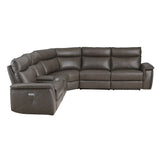 Maroni 6-Piece Modular Power Reclining Sectional With Headrests