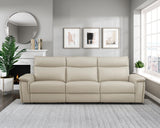 Maroni Power Double Reclining Sofa With Headrests