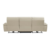 Maroni Power Double Reclining Sofa With Headrests