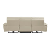 Maroni Power Double Reclining Sofa With Headrests
