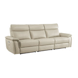 Maroni Power Double Reclining Sofa With Headrests