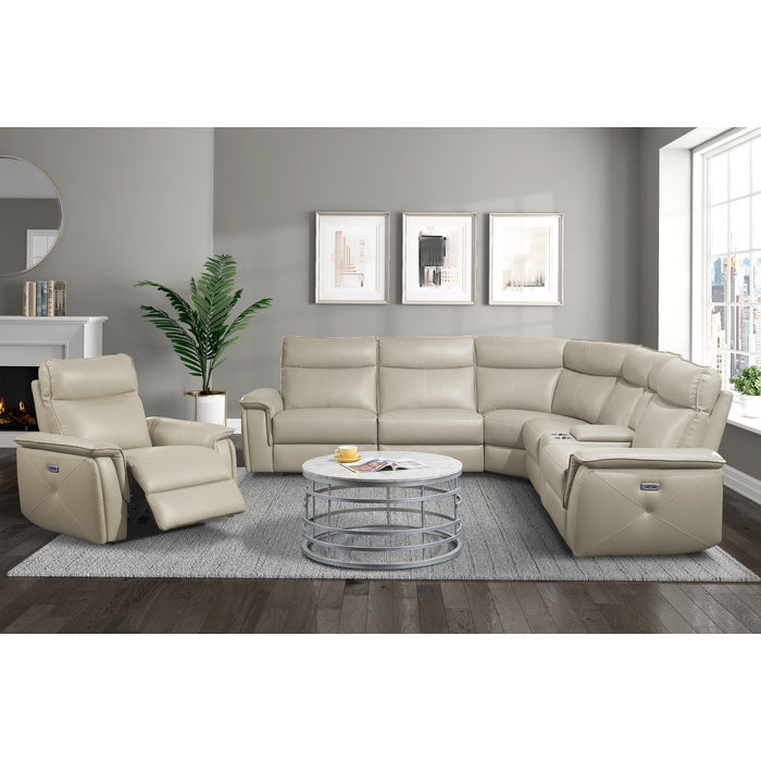 Maroni 6-Piece Modular Power Reclining Sectional With Headrests