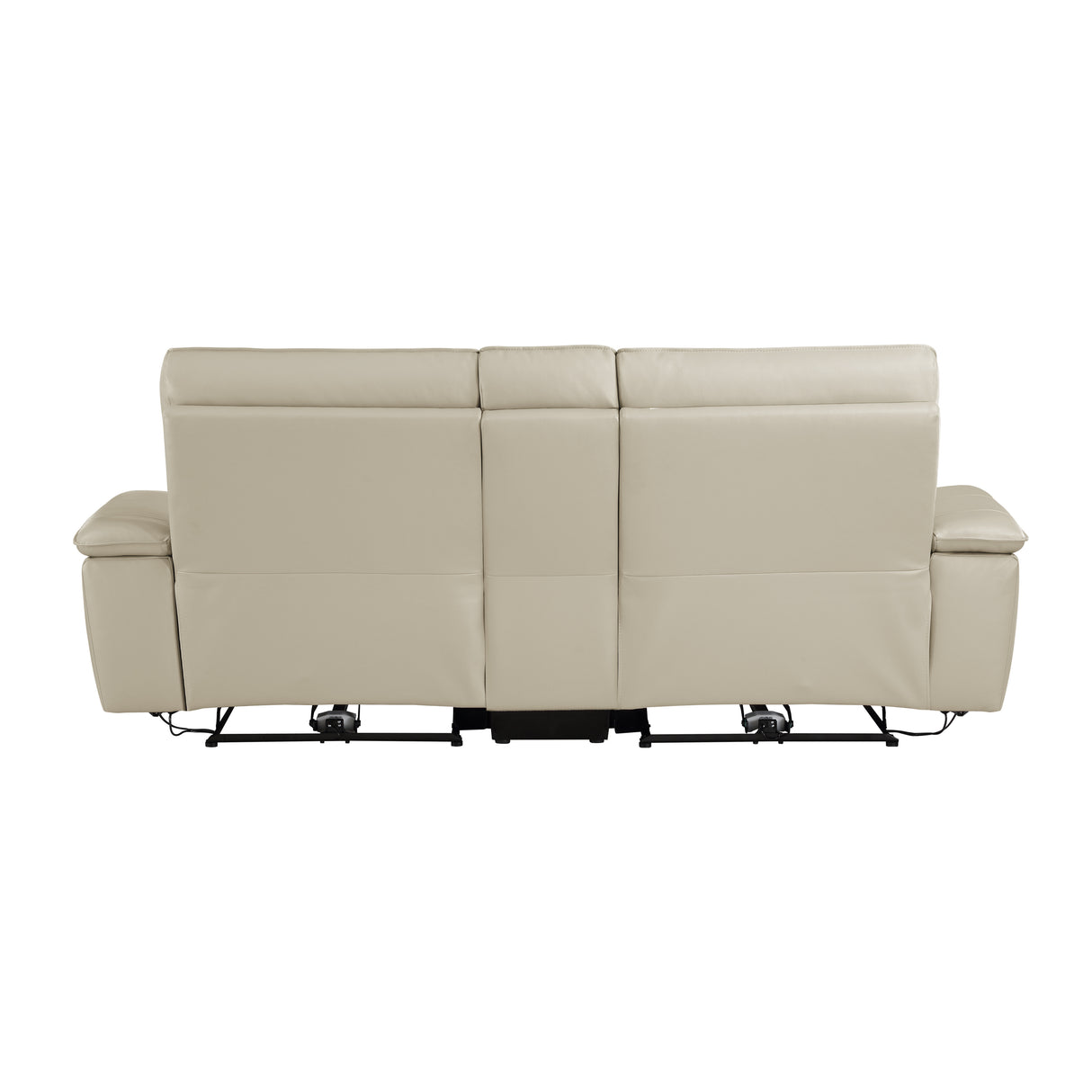 Maroni Power Double Reclining Love Seat With Center Console And Headrests