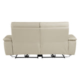 Maroni Power Double Reclining Love Seat With Headrests