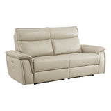Maroni Power Double Reclining Love Seat With Headrests