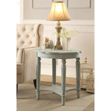 Fordon French Antique Green Finish End Table