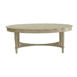 Fordon French Antique White Finish Coffee Table