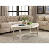 Fordon French Antique White Finish Coffee Table