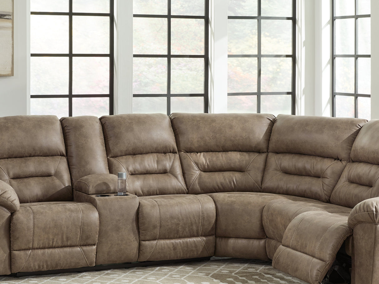 Ravenel Fossil 3-Piece Power Reclining Sectional