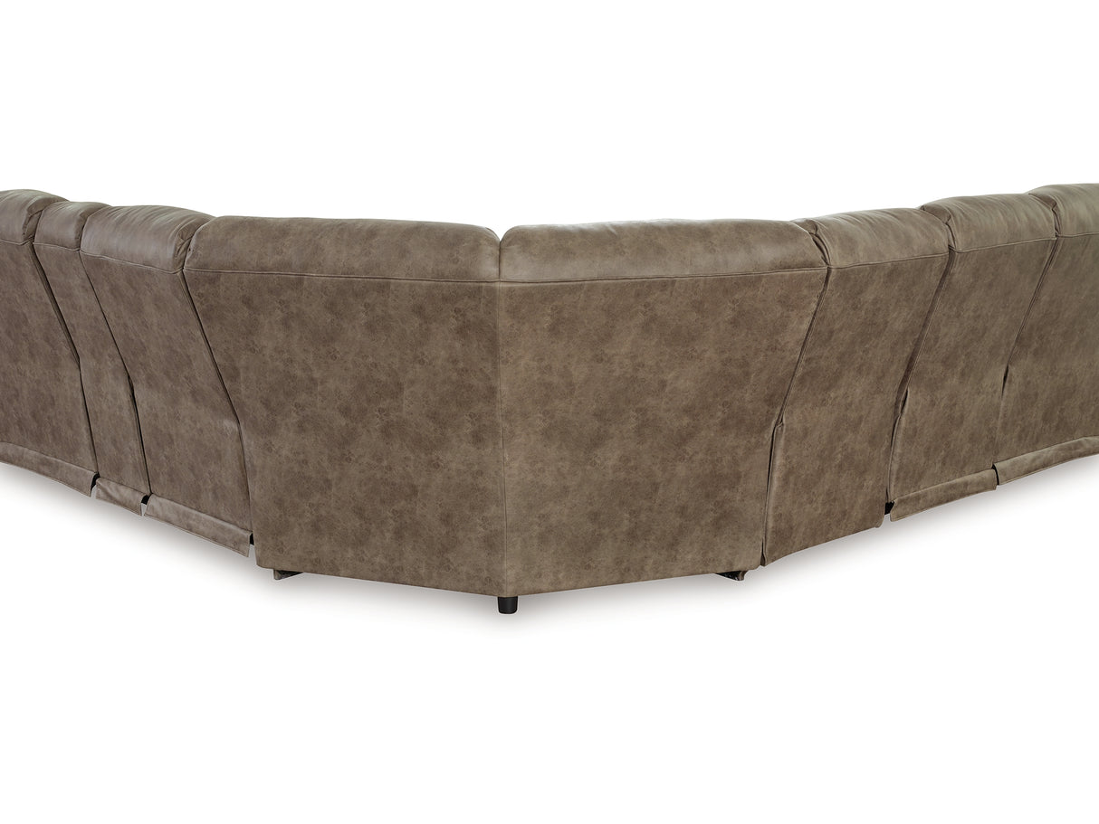 Ravenel Fossil 4-Piece Power Reclining Sectional