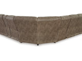 Ravenel Fossil 4-Piece Power Reclining Sectional