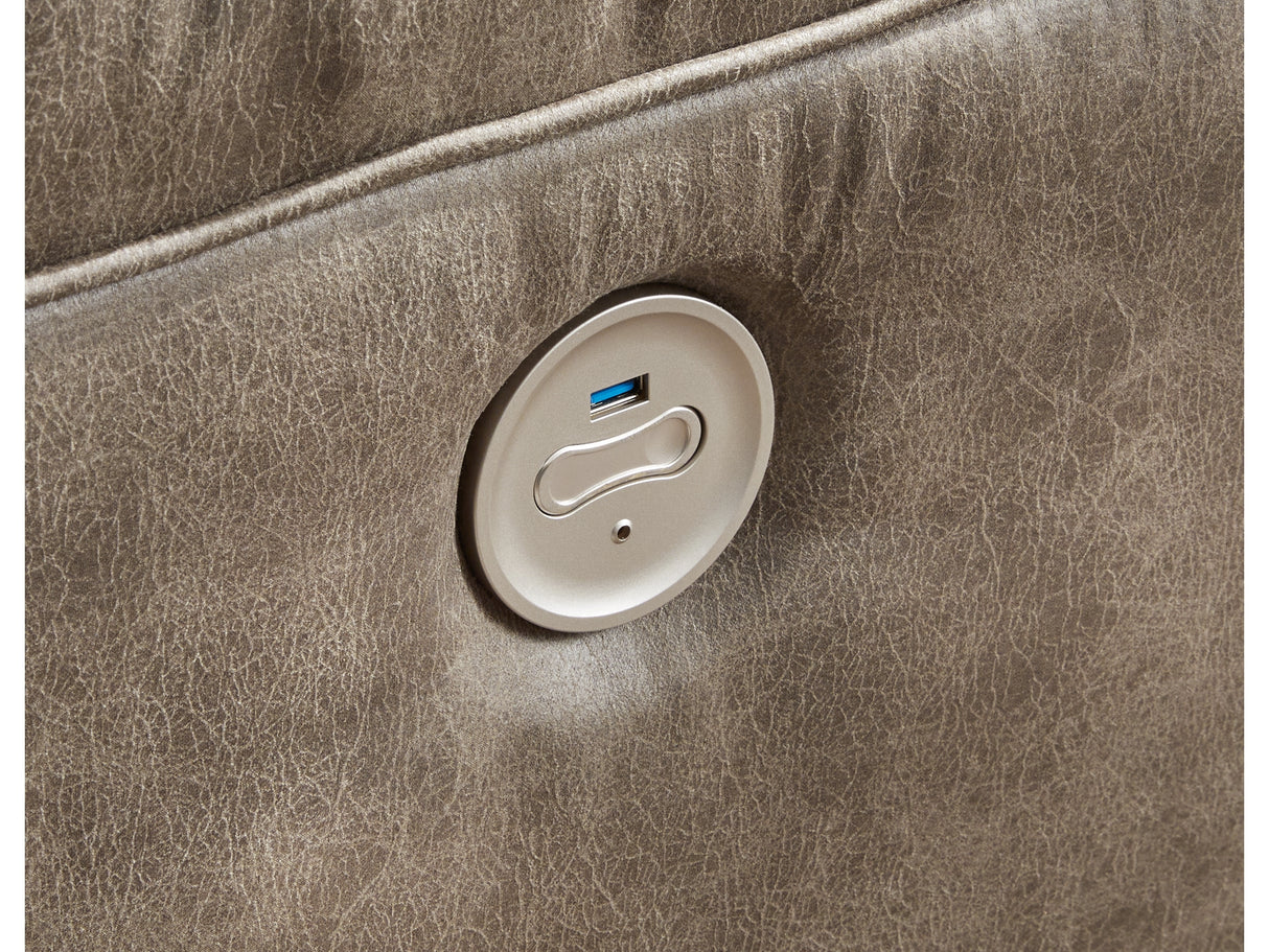 Ravenel Fossil 4-Piece Power Reclining Sectional