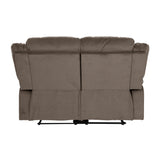 Jarita Chocolate Double Reclining Loveseat